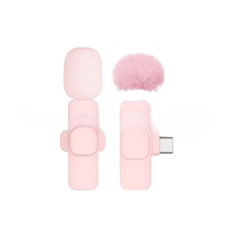 Micro Bluetooth avec bonnette anti-bruit et connecteur pour smartphone.